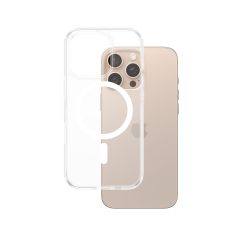 Panzer Glass PanzerGlass ® HardCase Transparent w. White MagSafe iPhone 16 Pro Max mo…