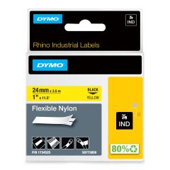 Dymo 24mm Flexible Nylon Tape marķēšanas lenta D1