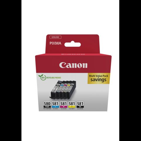 Canon 2078C007 ink cartridge 5 pc(s) Original Black · Blue · Cyan · Magenta ·…