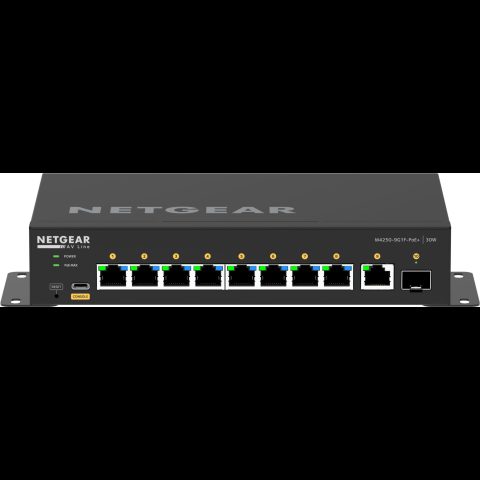 Netgear GSM4210PD Vadīts L2/L3 Gigabit Ethernet (10/100/1000) Power over Etherne…