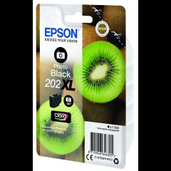 Epson Kiwi Singlepack Photo Black 202XL Claria Premium Ink