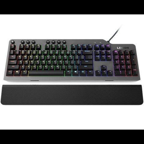 Lenovo Legion K500 клавиатура Игровой USB QWERTY Американский английский Черный