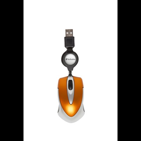 Verbatim Go Mini mouse Office USB Type-A Optical 1000 DPI