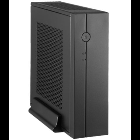 Chieftec IX-01B-OP datoru korpuss & statnis Small Form Factor (SFF) Melns