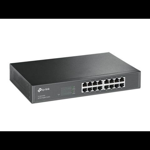 TP-Link TL-SG1016D Неуправляемый Gigabit Ethernet (10/100/1000) Черный