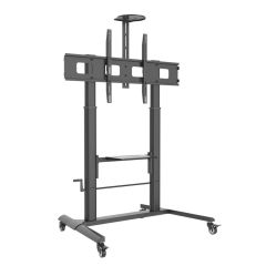 Techly ICA-TR230 multivides statīvs un stends Melns Līdzens panelis Multivides…