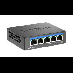 D-Link DMS-105 Nepārvaldīts L2 2.5G Ethernet (100/1000/2500) Melns