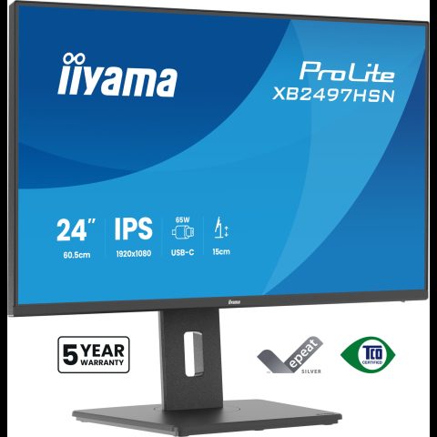 Iiyama ProLite XB2497HSN-B1 computer monitor 60.5 cm (23.8") 1920 x 1080 pixels…
