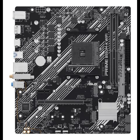 Asus PRIME B550M-K WIFI AMD B550 Ligzda AM4 mikro ATX