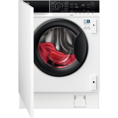 AEG Series 8000 LWR8WI7680 washer dryer Built-in Front-load White