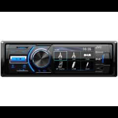 JVC KD-X561DBT auto audio-video uztvērējs Melns