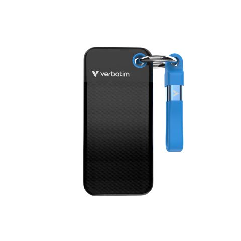 Verbatim Pocket SSD 1 TB USB Type-C 3.2 Gen 2 (3.1 Gen 2) Черный
