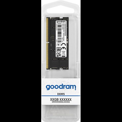 GoodRam GR4800S564L40/32G atmiņas modulis 32 GB 1 x 32 GB DDR5 262-pin SO-DIMM