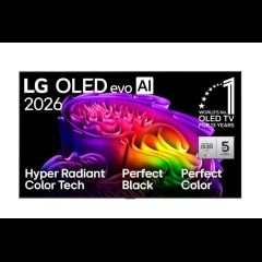 LG OLED65G61LW 165.1 cm (65") 4K Ultra HD Smart TV Wi-Fi Black