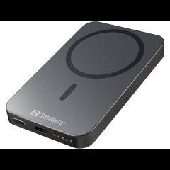 Sandberg Magnet Wireless Powerbank 5000 ALU