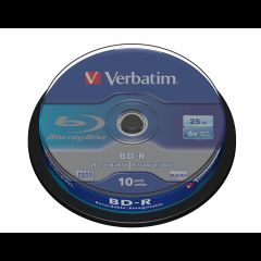 Verbatim BD-R SL 25GB 6 x 10 Pack Spindle 10 шт