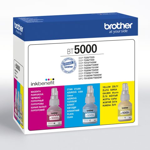 Brother BT5000CLVAL ink cartridge 3 pc(s) Original Cyan · Magenta · Yellow