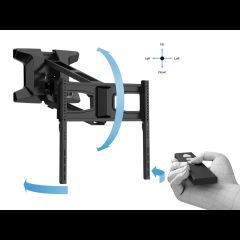 Multibrackets M Motorized Pull Down Full Motion Flexarm 37"-70"