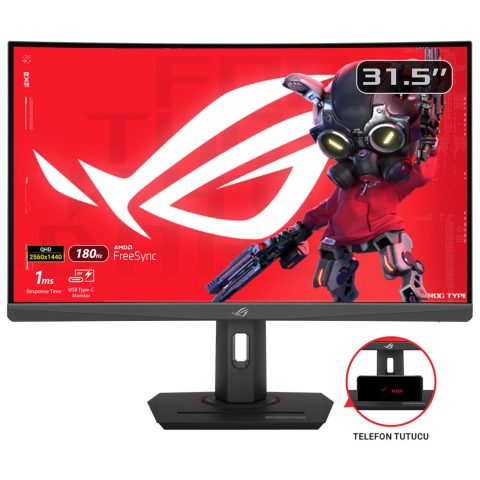 Asus ROG Strix XG32WCS monitori 80 cm (31.5") 2560 x 1440 pikseļi Quad HD LED…