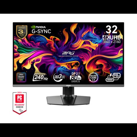 MSI MPG 322URX QD-OLED монитор для ПК 80 cm (31.5") 3840 x 2160 пикселей 4K…