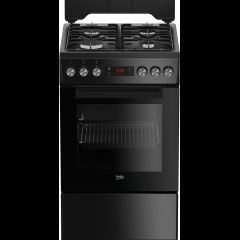 Beko FSE52321DBD cooker Freestanding cooker Electric Gas Black