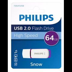 Philips FM64FD70B USB zibatmiņa 64 GB USB Type-A 2.0 Lillā