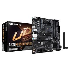 Gigabyte A520M DS3H WIFI6E AMD A520 Ligzda AM4 mikro ATX