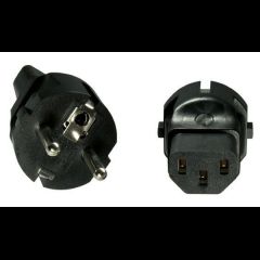 Premiumcord Microconnect PESC13AD power plug adapter Type F C13 Black