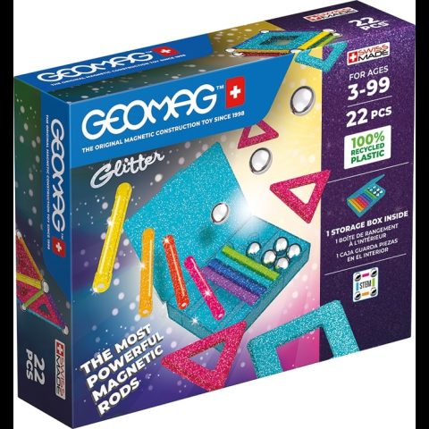 Geomag Glitter Panels Recycled Neodymium magnet toy
