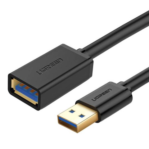 Ugreen US132 USB kabelis USB 3.2 Gen 1 (3.1 Gen 1) 1 m USB A 5 Gbit/s Melns