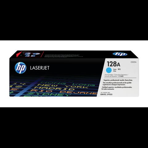 Hewlett Packard (HP) HP 128A Cyan Original LaserJet Toner Cartridge