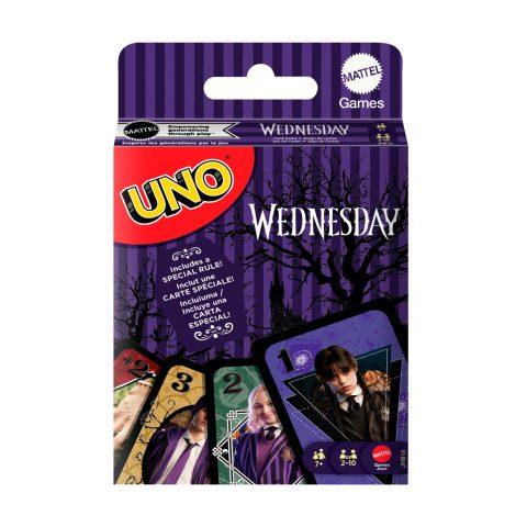 Mattel Games UNO Wednesday Card Game for Kid