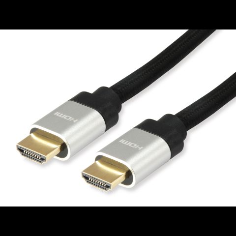 Equip 119380 HDMI kabelis 1 m HDMI Type A (Standard) Melns