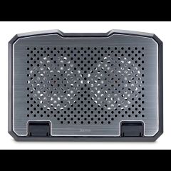 Hama Aluminium laptop cooling pad 39.6 cm (15.6") Black