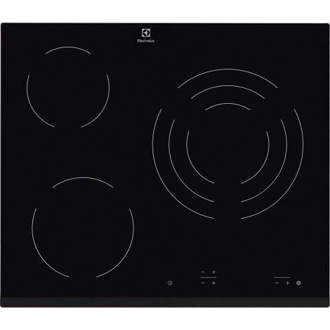 Electrolux EHF6232FOK Melns 60 cm Keramika