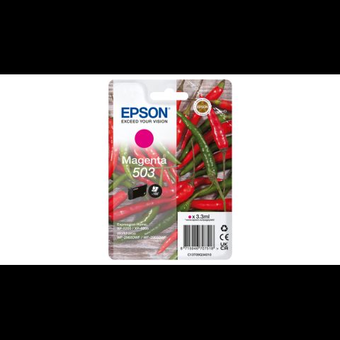 Epson 503 струйный картридж 1 шт Подлинный Стандартная Пурпурный