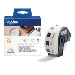 Brother DK-11219 printera etiķete Balts