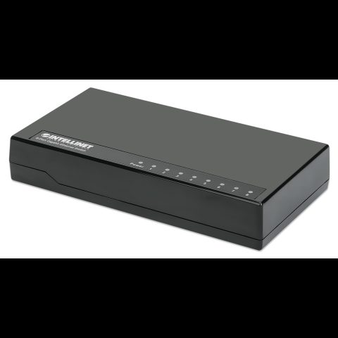 Intellinet 561754 tīkla pārslēgs Gigabit Ethernet (10/100/1000) Melns