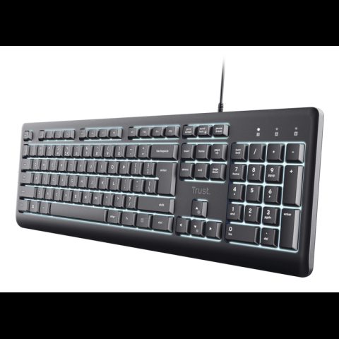 Trust Primo Beleuchtete tastatūra Mājas/Biroja USB QWERTY Amerikāņu angļu valo…
