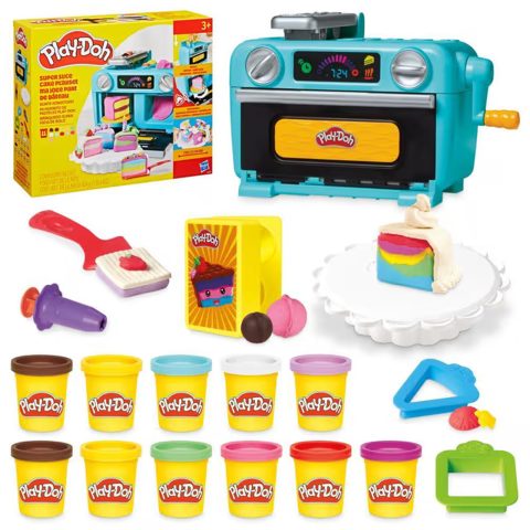 Play-Doh Super Slice Cake Play Kitchen Set Modeling clay playset 624 g Multicolou…