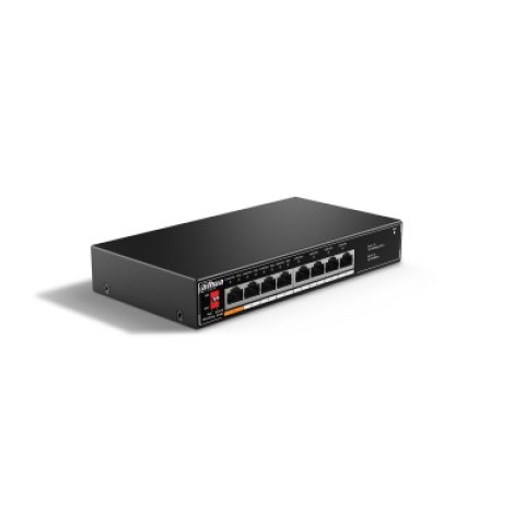 Dahua Technology PoE SF1008LP Nepārvaldīts L2 Fast Ethernet (10/100) Power ove…