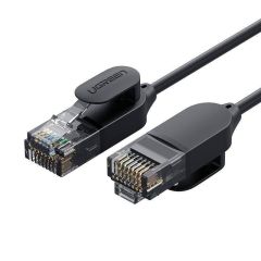 Ugreen 70653 tīkla kabelis Melns 3 m Cat6a U/UTP (UTP)