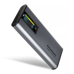 Axagon EEM2-SD2 USB-C 10Gbps - M.2 NVMe & SATA SSD DISPLAY box