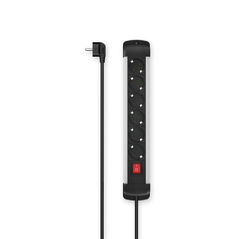 Hama 00223104 viedais elektrības sadalītājs 6 Maiņstrāvas izvade (-s) 3 m