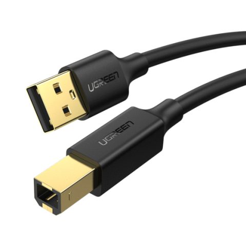 Ugreen 10352 USB cable USB 2.0 3 m USB A USB B 0.48 Gbit/s Black