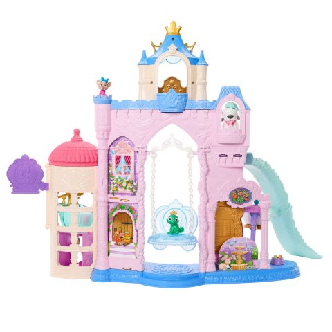 Mattel Disney Princess Pet Palace Playset with 7 Play Areas