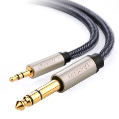 Ugreen 10625 audio cable 1 m 2 x 6.35mm 3.5mm Black