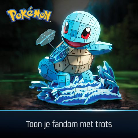 Spin Master 4D Build FDP FAP Pokemon Squirtle GML 3D puzle 180 pcs Komiksi