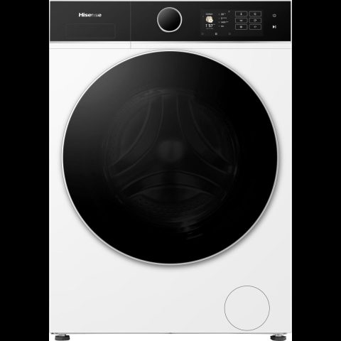 Hisense WD5I1045BWQ veļas žāvētājs Brīvi novietots Ielādēšana no priekšas Balts