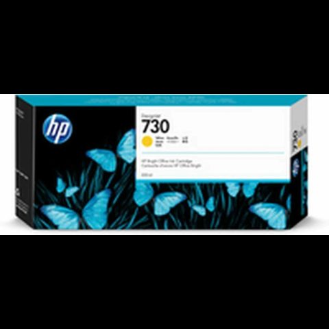 Hewlett Packard (HP) HP 730 300 ml geltonos spalvos rašalo kasetė